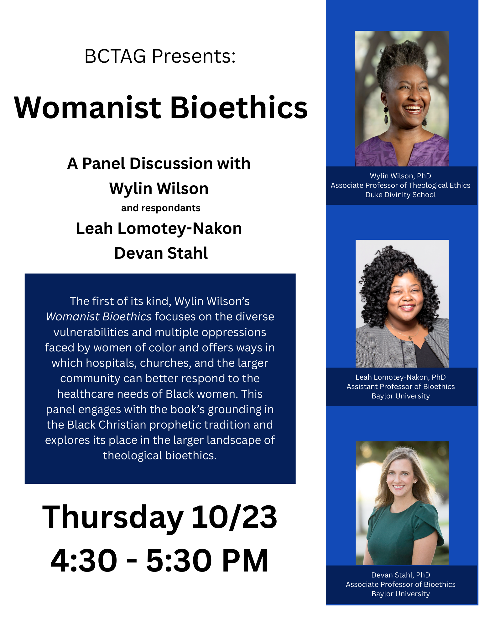 Bioethics & Christian Theology