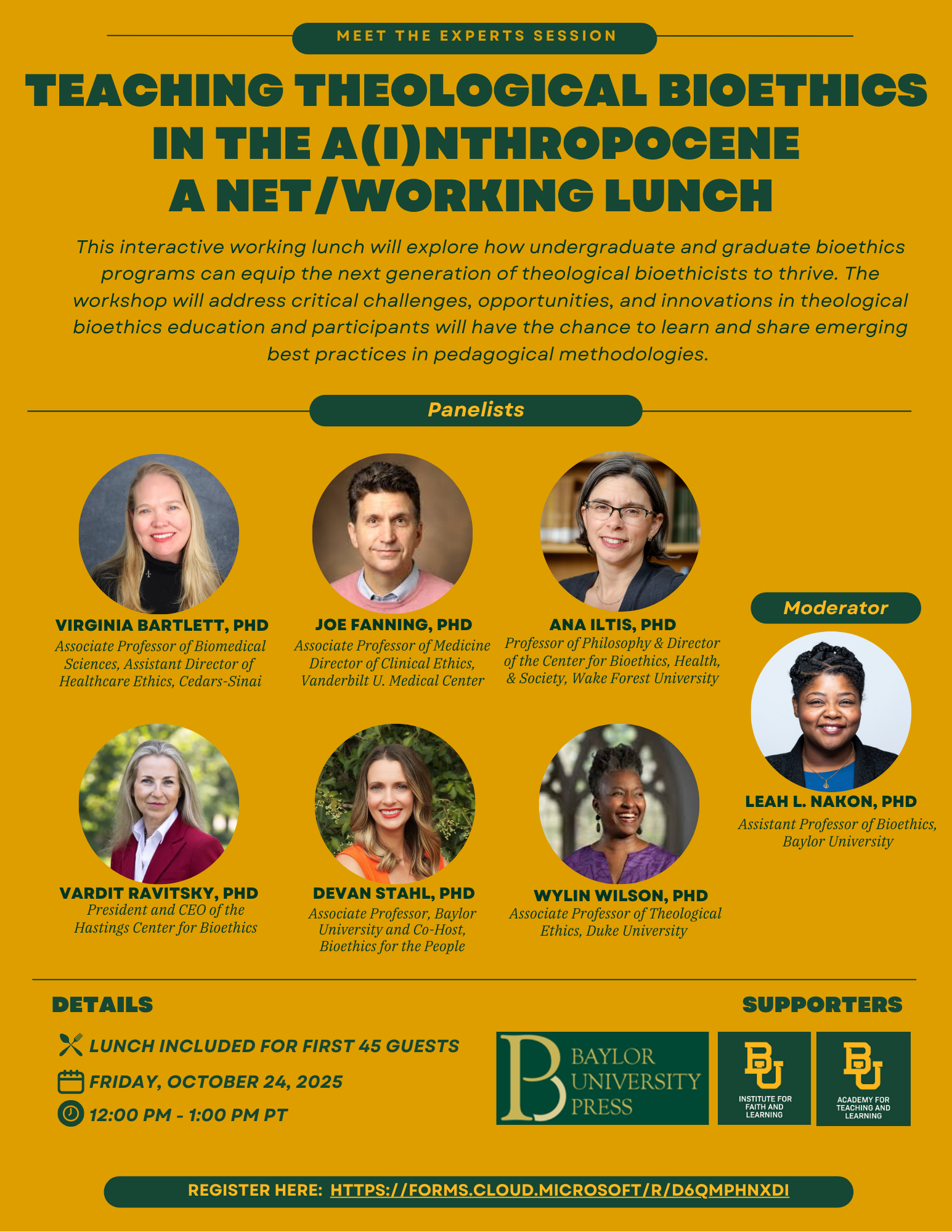 Teaching Theological Ethics in the A(I)nthropocene: A Net/working Lunch